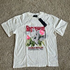 *BRAND NEW* White Represent Graphic Dove T-Shirt - Size Large Oversized W Tags